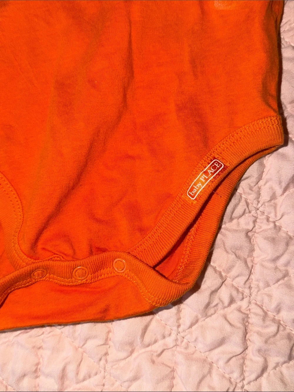 The Children’s Place Halloween Baby 🎃 NWT 0-3 months Long-sleeve Onesie Orange
